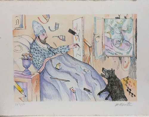 Antonio possenti litografia - possenti,